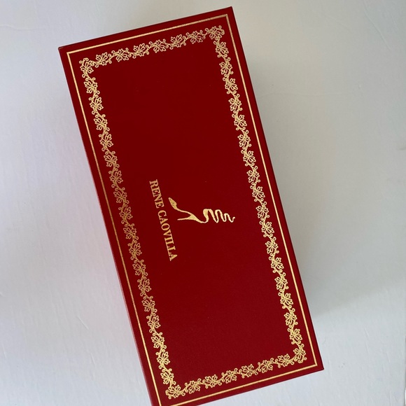 Rene Caovilla Fine Beaded Gold Heeled Thong Sandal - Picture 2 of 15